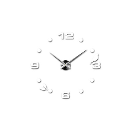 Modern mirror wall clock adhesive - DIYPAJPA