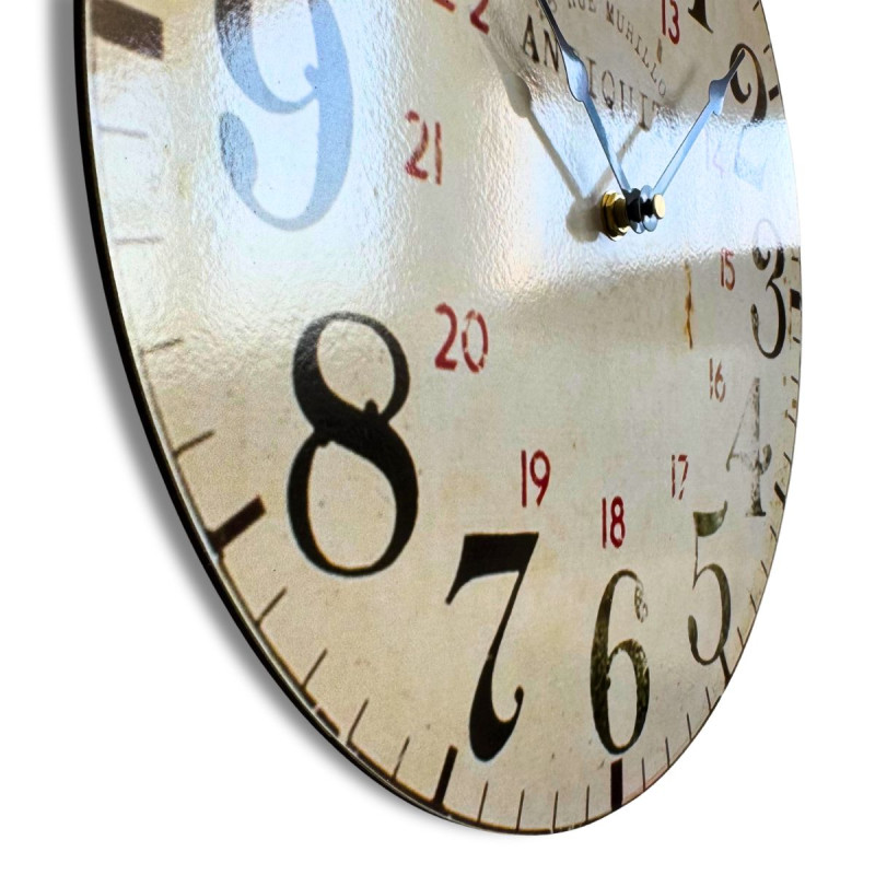 Wall clock with large numbers | HODVA