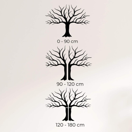 Wooden decoration wall painting of tree branches