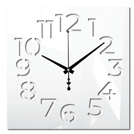 Glass wall clock – a subtle yet striking decorative element Glass wall clock – a subtle yet striking decorative element