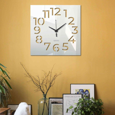 white wall clock - a subtle yet striking decorative element white wall clock - a subtle yet striking decorative element