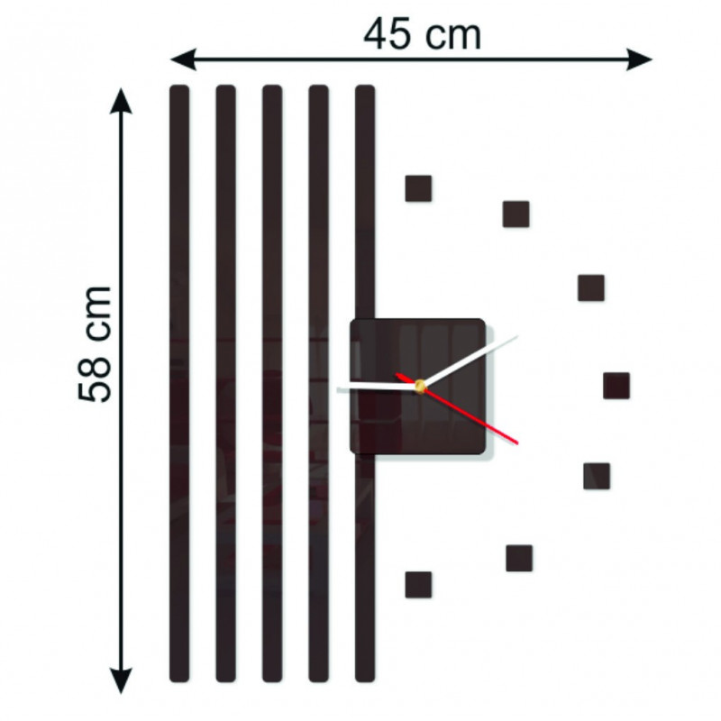 We make wall clocks for your living room or office. X-momo