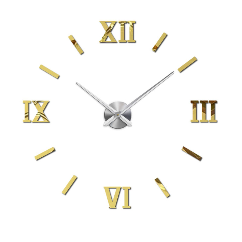 Wall sticker clock for the living room