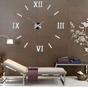 Wall sticker clock for the living room - DROZDAJKA