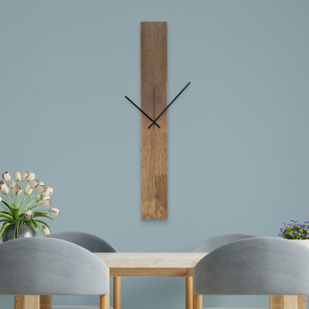 TERA designer wall clock - black elegance for a modern interior.