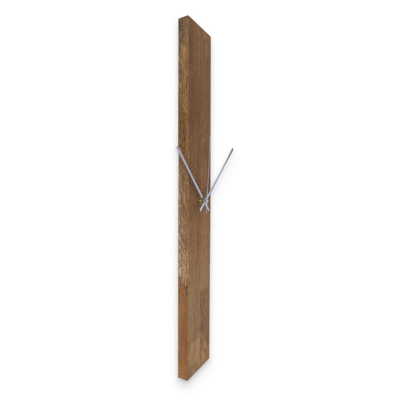 Wooden wall clock TERA – black minimalist design
