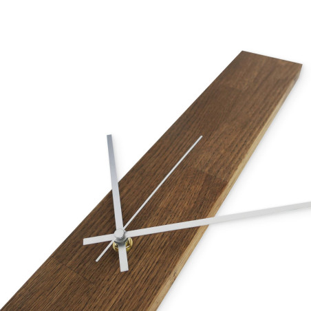 Elegant wooden wall clock black design -TERRA