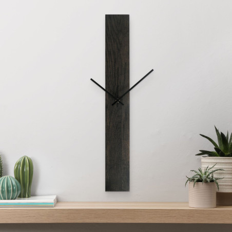 LARGE Stylish wall clock in black