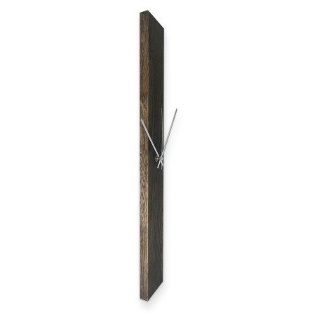 Dark wooden clock with a timeless look