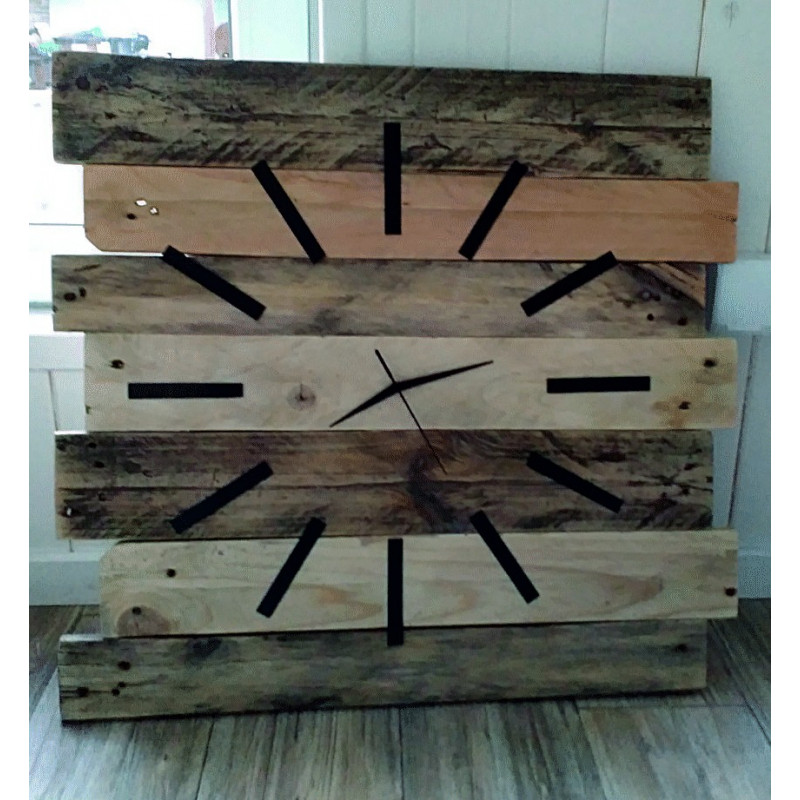 Wooden wall clock, wooden clock as a gift, Clock - Handmade living, jewelry,