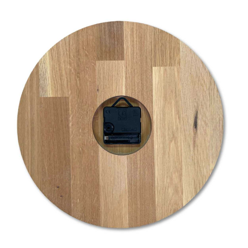 Oak wood wall clock - MONTIORE