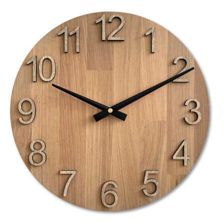 Modern wooden wall clock for the living room Modern wooden wall clock for the living room