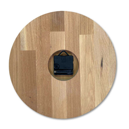 Wall clock made of solid wood with an original look Wall clock made of solid wood with an original look