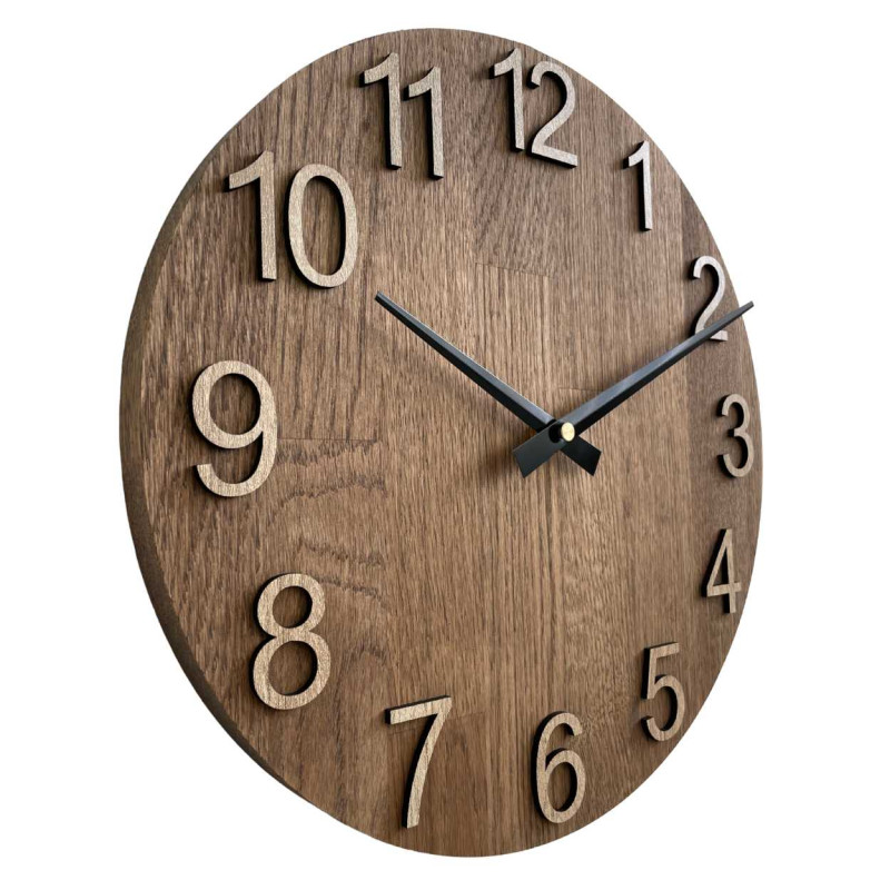 Elegant wooden clock for the living room -...