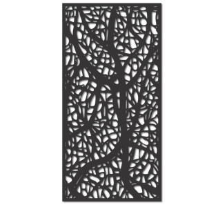 Wooden carved picture with a floral motif for the wall, decoration for the living room and interior. 2
