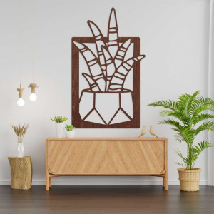 Modern cactus wall painting - COCO