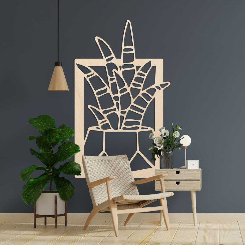 Circular wooden wall clock with a fine surface texture.