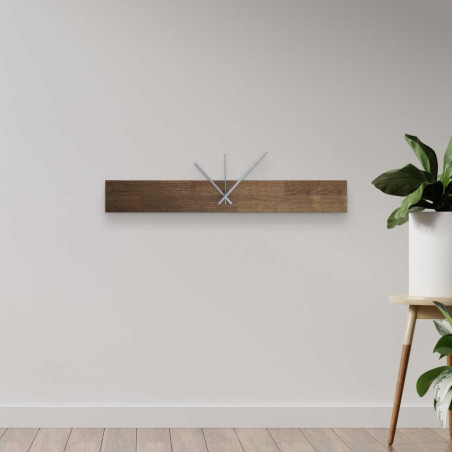Modern solid wood clock with minimalist design