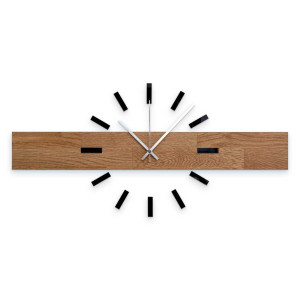 High-quality wooden clock in a modern style for the study or office.
