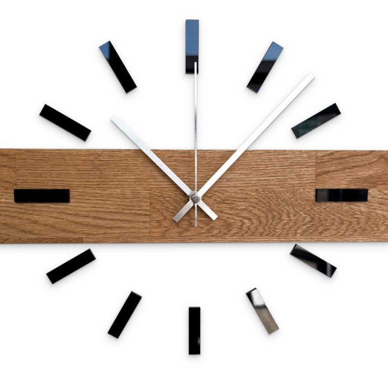 High-quality wooden clock in a modern style for the study or office.