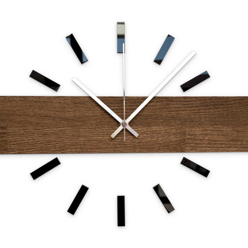 High-quality wooden clock in a modern style for the study or office.
