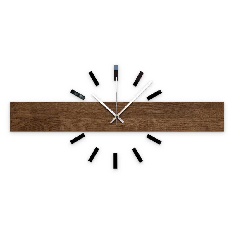 High-quality wooden clock in a modern style for the study or office.