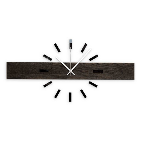 Elegant clock with a wooden motif designed for a children's room.