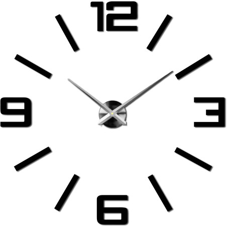 Adhesive clock made of plexiglass - an easy way to add character to your wall Adhesive clock made of plexiglass - an easy way to add character to your wall