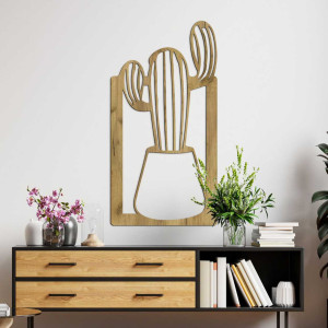 Minimalist wooden painting for every interior, natural...