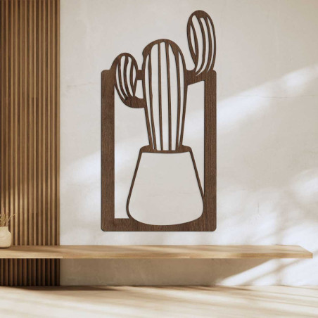 Minimalist wooden painting for every interior, natural motif - DUIO