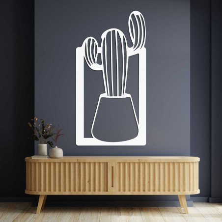 Minimalist wooden painting for every interior, natural motif - DUIO