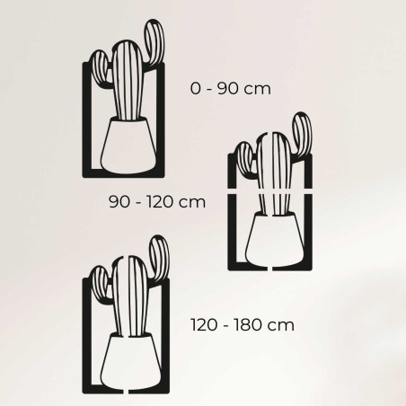 Minimalist wooden painting for every interior, natural motif - DUIO