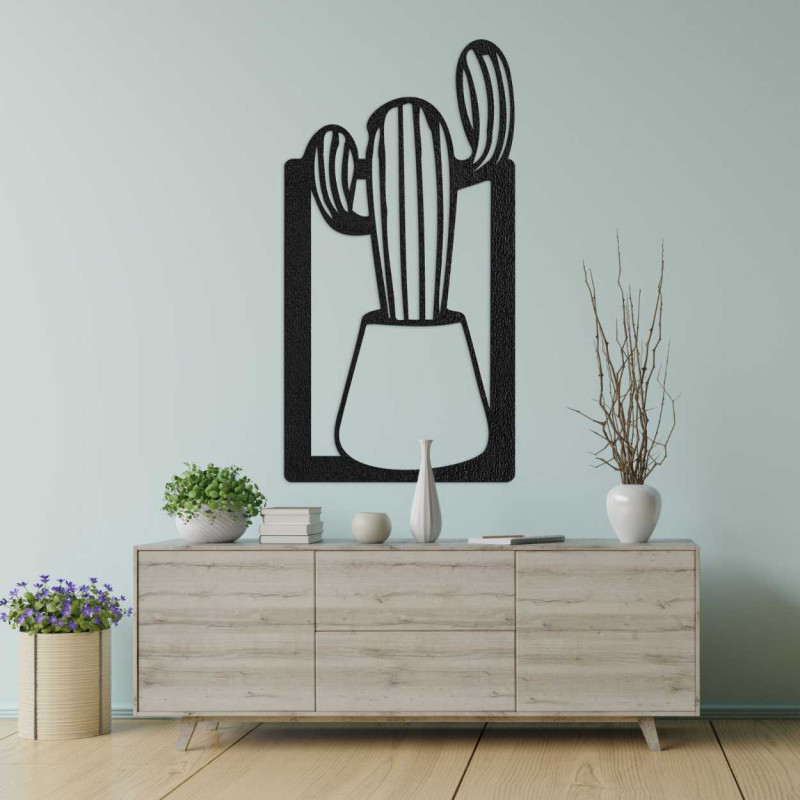 Minimalist wooden painting for every interior, natural motif - DUIO