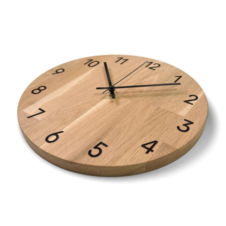 Large wooden clock for the living room. Large wooden clock for the living room.