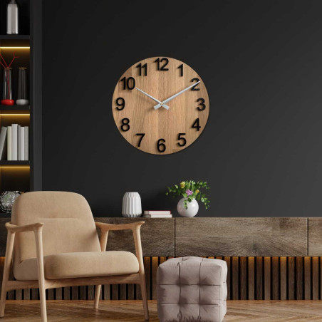 Stylish wall clock suitable for the living room or office