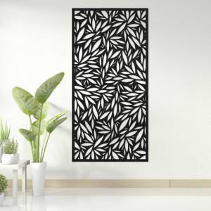 A close-up view of a design painting with a leaf motif 2