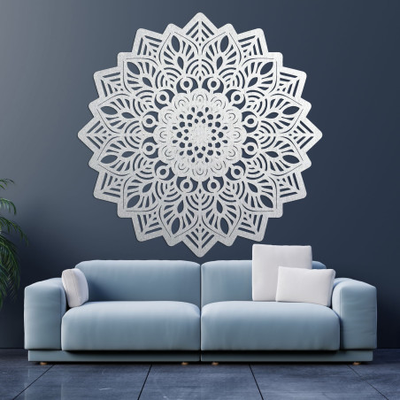 Elegant wooden wall decoration mandala sun - SOLIS