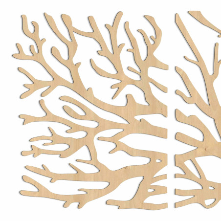 Discover our three-piece painting with a tree and branches motif, the perfect combination of modern design and elegance for your