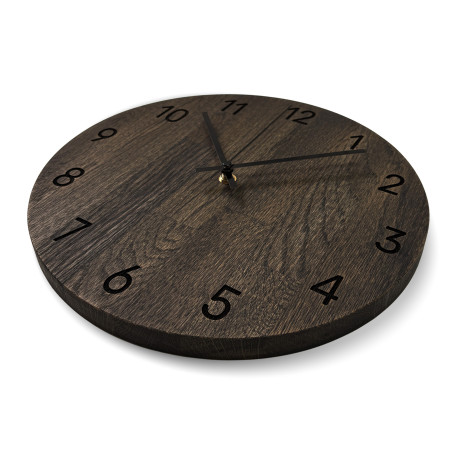 Oak wall clock with luxurious design - MATKON Oak wall clock with luxurious design - MATKON