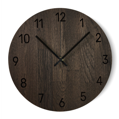 Oak wall clock with luxurious design - MATKON Oak wall clock with luxurious design - MATKON