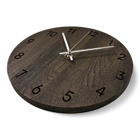 Oak wall clock with luxurious design - MATKON Oak wall clock with luxurious design - MATKON
