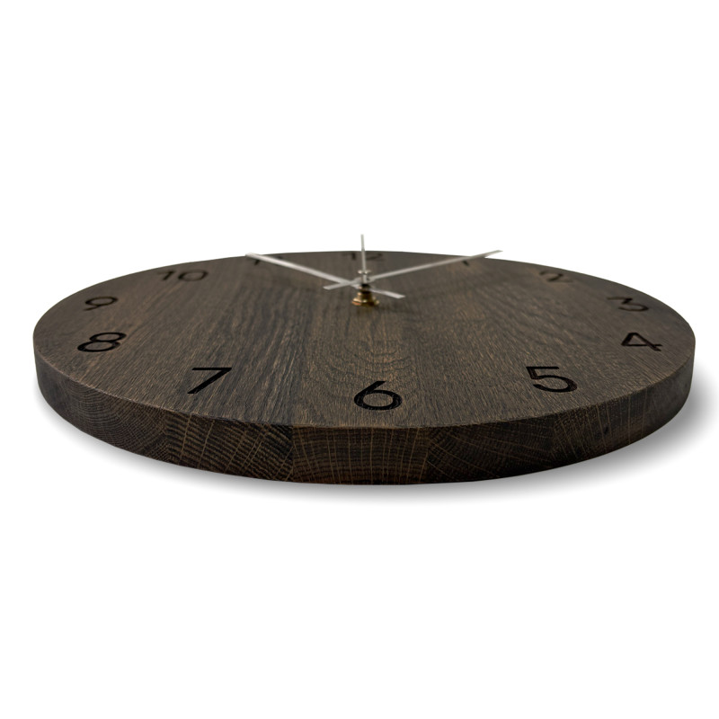 Elegant wooden clock with modern design