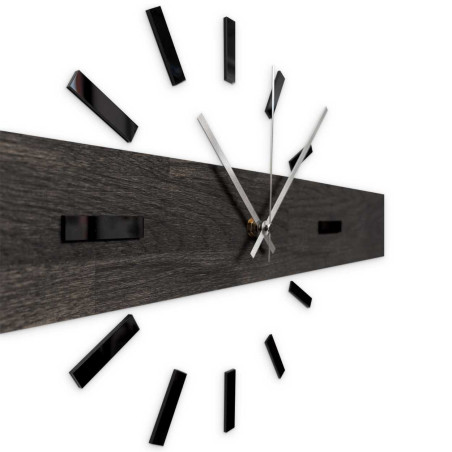 Designer wooden clock with sophisticated workmanship. Designer wooden clock with sophisticated workmanship.