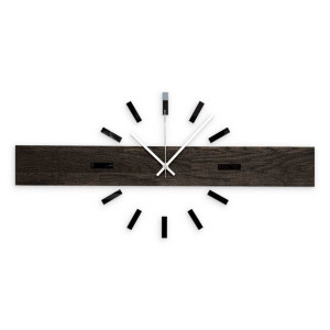 Elegant clock with a wooden motif designed for a children's room.