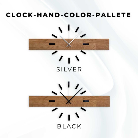 Simple and inexpensive wooden clock as a universal wall decoration. Simple and inexpensive wooden clock as a universal wall decoration.