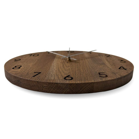 Minimalist wooden clock as a design decoration Minimalist wooden clock as a design decoration