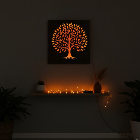 LED picture Tree of Life - wooden decoration with backlight LED picture Tree of Life - wooden decoration with backlight