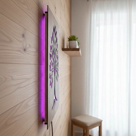 Backlit wooden picture "Tree of Life" LED wall decoration