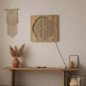LED wooden picture Mandala – backlit mandala 2