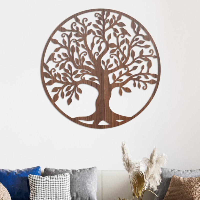 Elegant Tree of Life made of wood, an ideal living room accessory